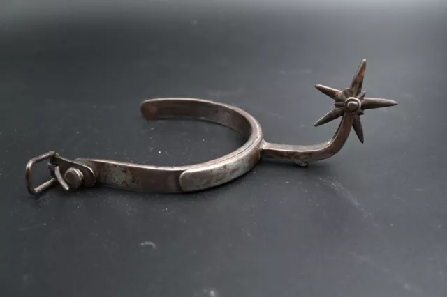 Antique 16th-17th century European iron handforged spur