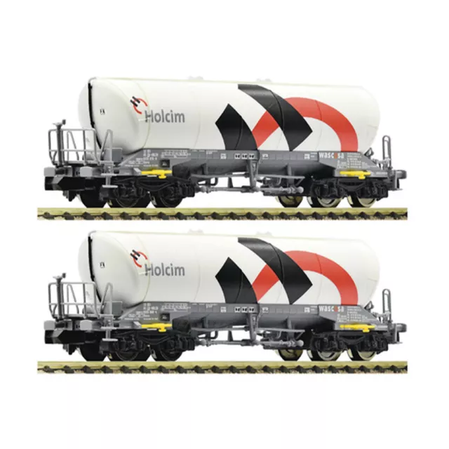 Fleischmann 848901 2-tlg. Set: Silowagen, Holcim/Wascosa