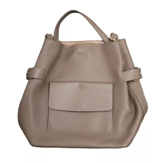 Reiss freya sales leather bucket bag