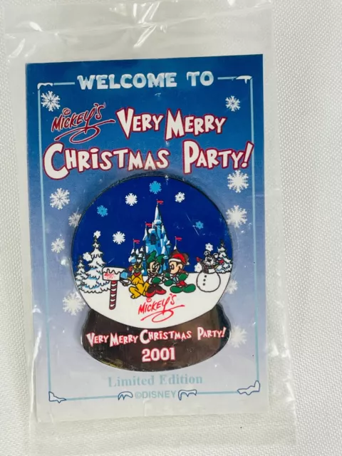 Wdw Disney World Mickeys Pluto Welcome To Very Merry Christmas Party Pin Rare