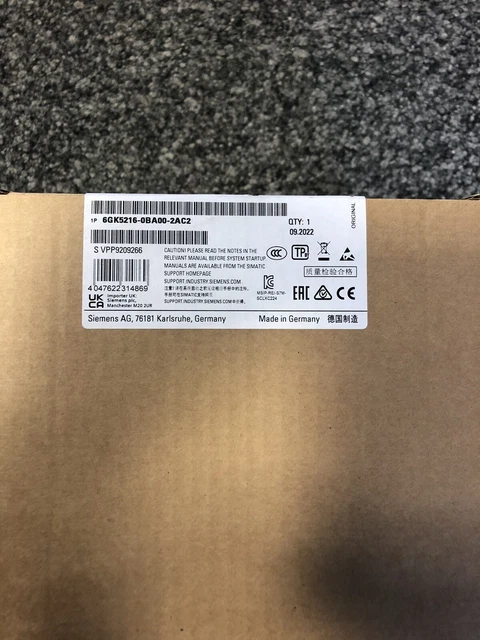 Siemens SCALANCE SWITCH XC216 Switch 6GK5216-0BA00-2AC2 Neu