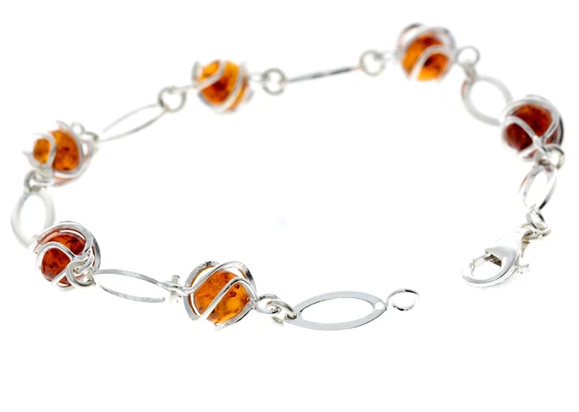 Bracelet Moderniste Vintage Danemark – Argent Sterling 925 – Signé Hans Hansen – 6,75 Pouces