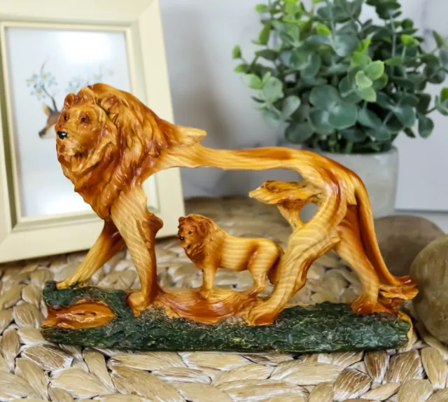 Ebros Rustic Safari African Savannah Pride Lion King Scene Figurine 7"Long