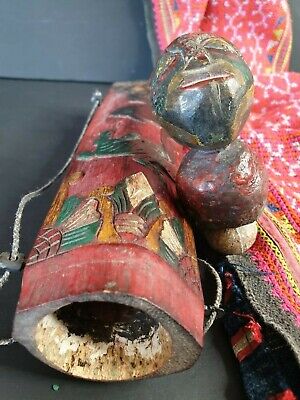 Old Borneo Dayak Carved Lime Holder …beautiful collection piece 3