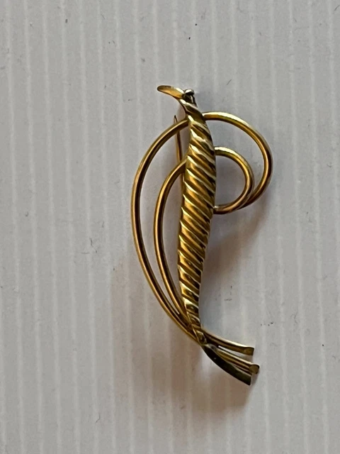 Broche Ancienne Plaquée Or Murat - Occasion Bon état - Femme