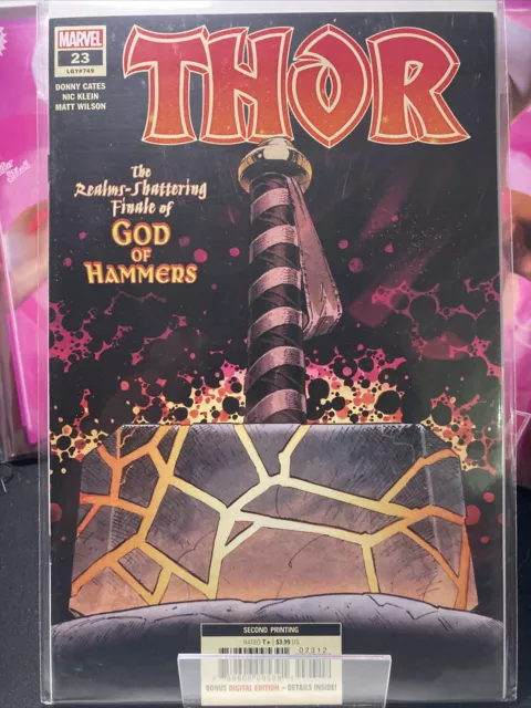 Thor #23 Marvel Comics 2020 Series Donny Cates 2nd Print Variant VF/NM