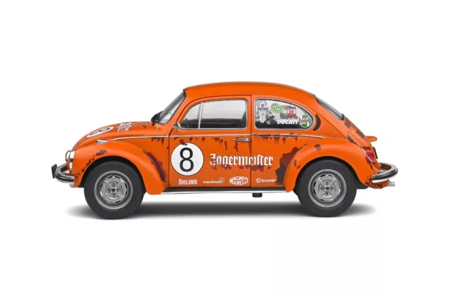 VW Beetle 1303 Jaeger Tribute Orange 1974 - 1:18 SOLIDO S1800518 5