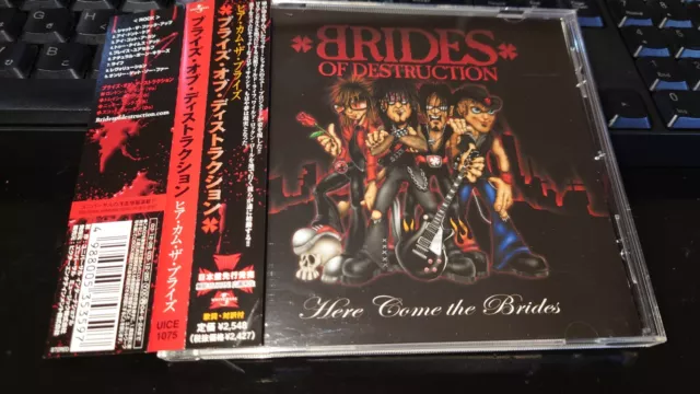 BRIDES OF DESTRUCTION / HERE COME THE BRIDES JAPAN CDwOBI