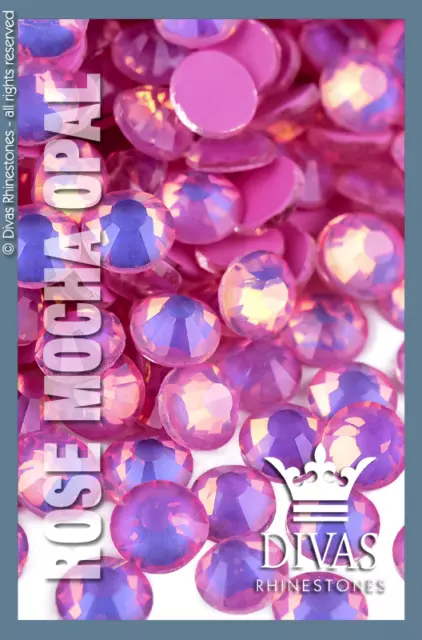 'Rosa Eltanino Rosa #2020 Cristal de Vidrio 'Ópalo Mocha Rosa'