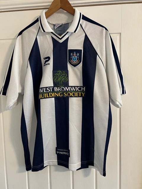 West Bromwich Albion 1998/2000 Heimfussball Shirt Vintage Trikot Grösse 42/44 L