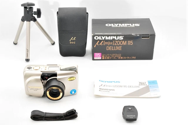 [Near Mint w/Box] Olympus μ mju Zoom 115 DELUXE 35mm Compact Film Camera JAPAN