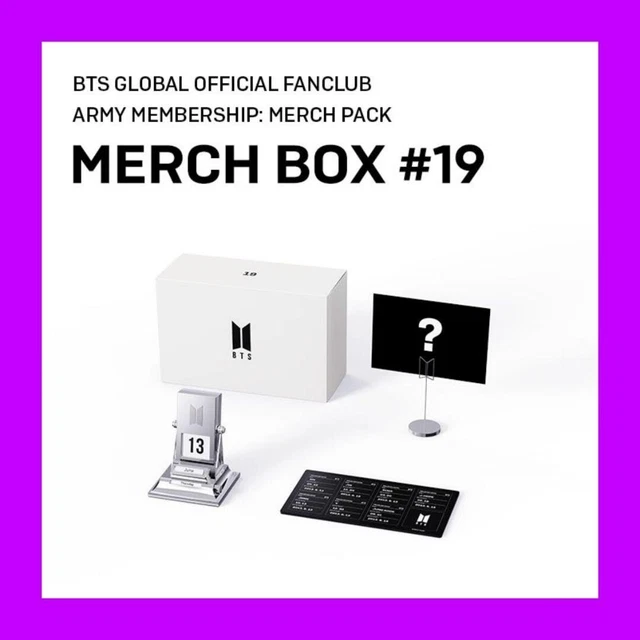アイドル BTS ARMY MEMBERSHIP MERCH BOX #19 BTS Army Merch Box #19 [ Pre Order] | Kgifts.shop