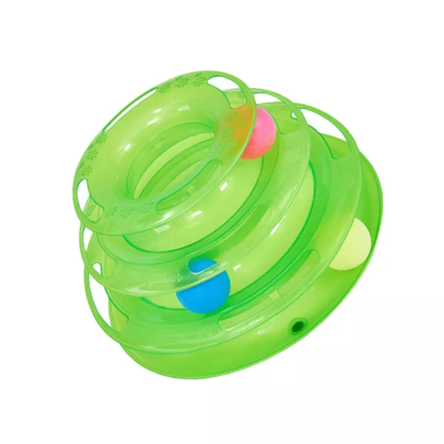 Fitness Funny Round Amusement Plate Cat Toy Interactive Toys