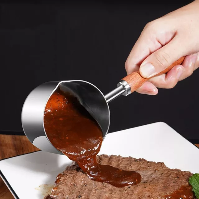 Non Stick Stainless Steel Oil Pot Frying Soup Pot Chocolate Melting Pan