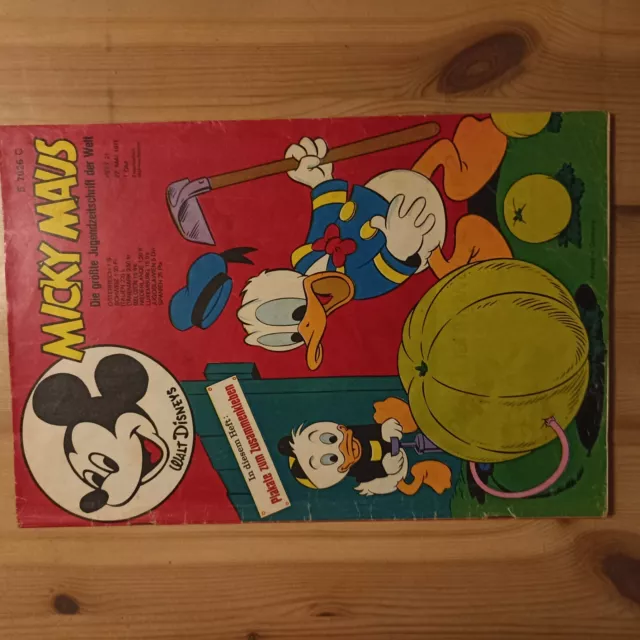 Micky Maus 1971 Heft 21 Walt Disney, Z. 2 mit allen Beilagen