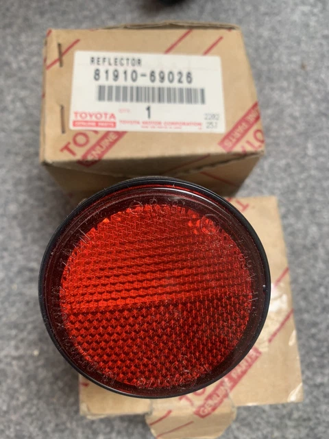 Toyota Land Cruiser BJ40 BJ42 FJ40 FJ45 Rear Reflector 1Pair Set NEW