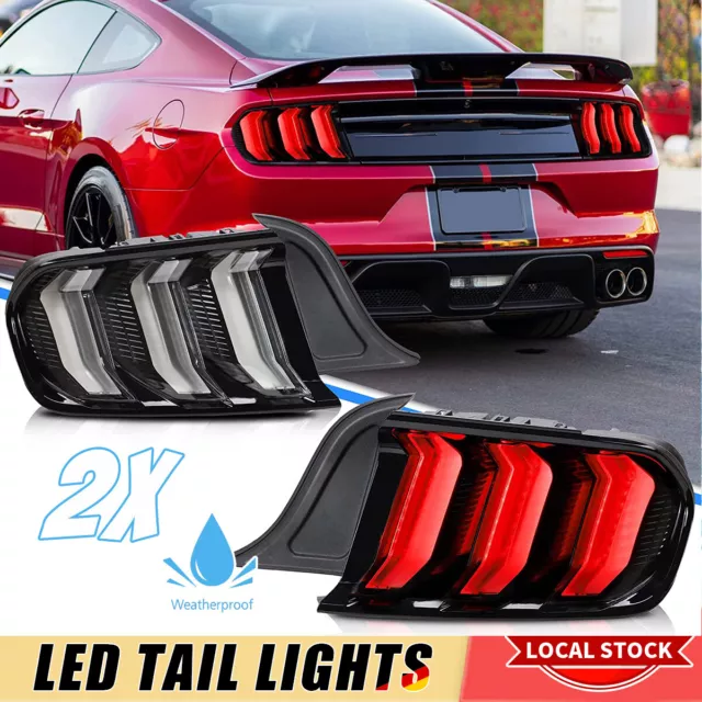 LED Heck R ckleuchten R cklicht f r Ford USA / EU Mustang GT 2015-2020 2018 2019 2