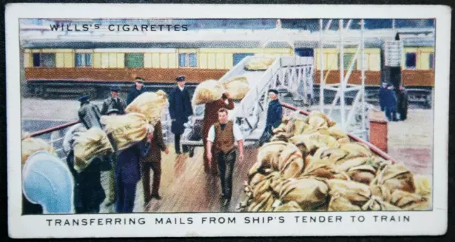 GREAT WESTERN RAILWAY Plymouth Docks Posttransfer Vintage 1938 Karte ED03M