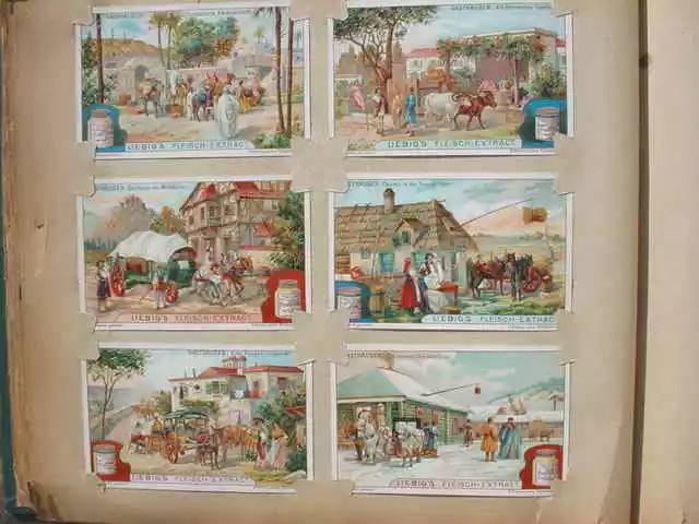 12686 Liebig Immagini Serie A 591 Gasthäuser 6 Carte Restaurants