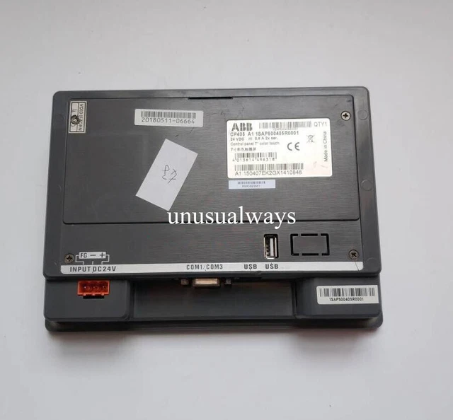 One Used ABB CP405 A1 1SAP500405R0001 Touch Screen