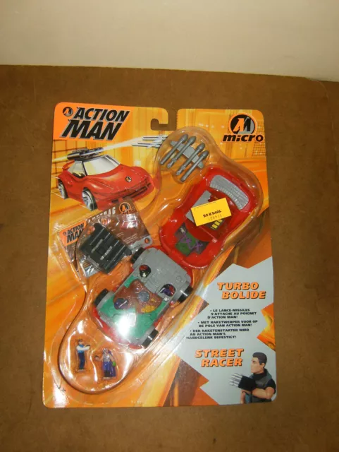 Modern Action Man Micro - MAM - Hasbro - 1996 - Turbo Bolide/Street Racer