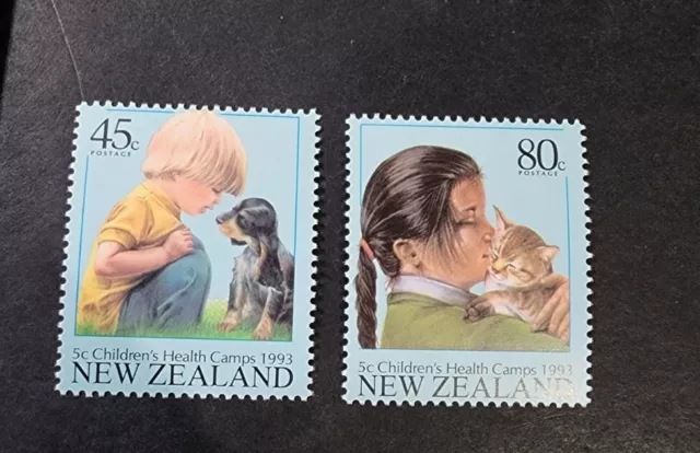 N. Zealand  1993 Health Stamps Set   MUH  E14