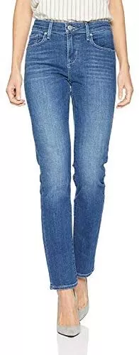 Levi's Womens Classic Mid Rise Skinny Jeans Blue Show Tune (Waterless) Size 28