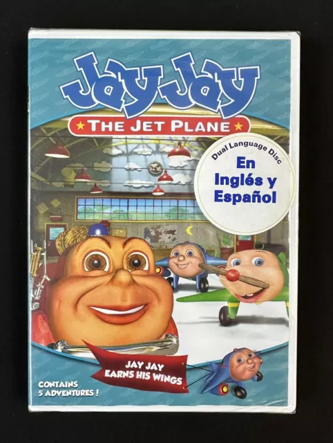 RARE NEW Jay Jay the Jet Plane: Jay Jay Earns His Wings (DVD, 2010) SEALED NIP