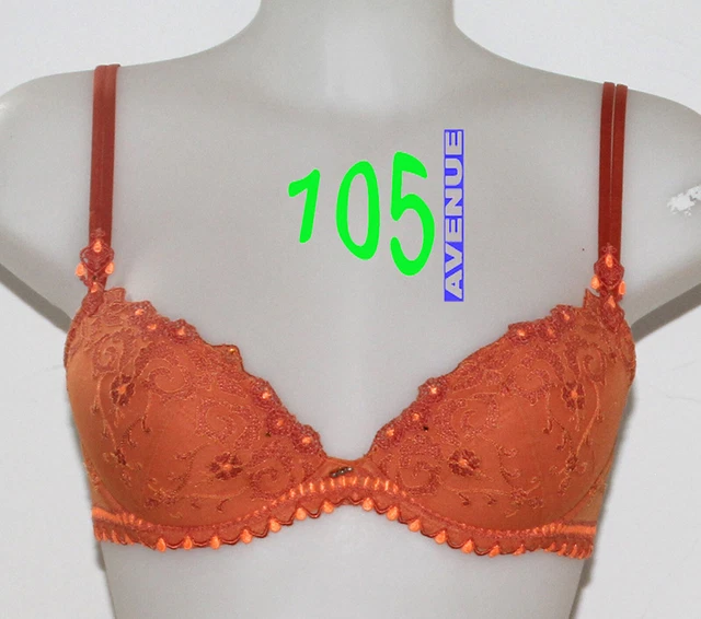 Short De Nuit Lise Charmel - Taille 44 - Modèle Princesse Gothique Orange - Soie - Neuf Avec étiquettes