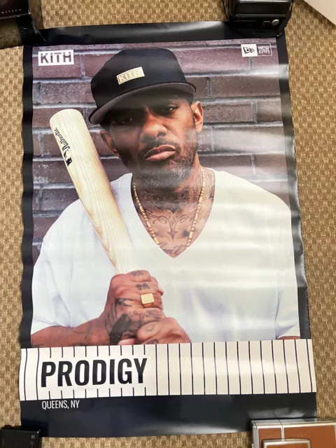 Prodigy Mobb Deep x Kith x NYC Yankees Promo Poster 2015 Hip-Hop Rare