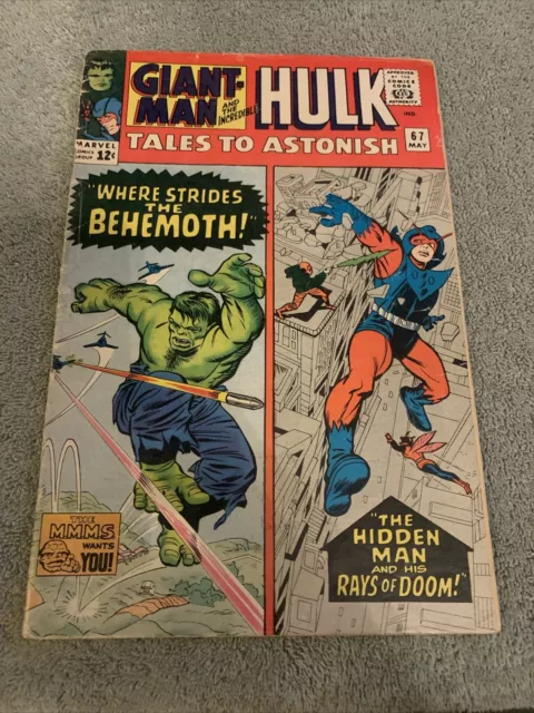Tales To Astonish #67 From 1965  Vg+ 4.5