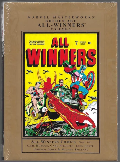 Marvel Masterworks Golden Age All Winners Vol 2 FS HC Captain America SubMariner