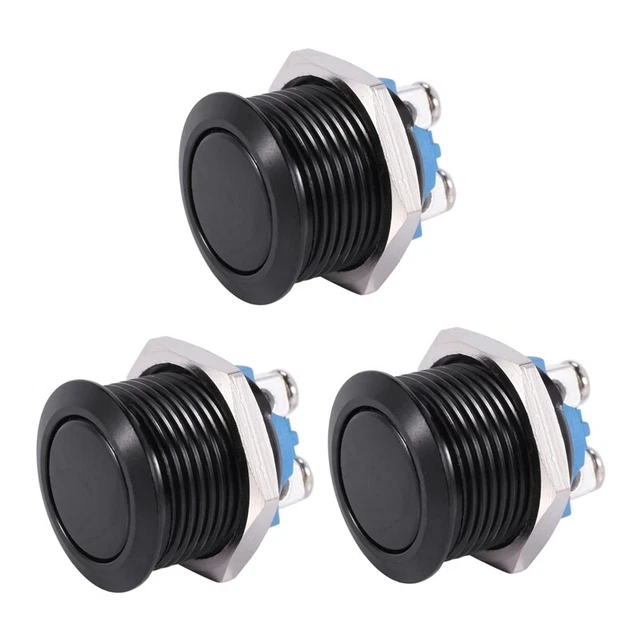 3 x interruttore corno pulsante pulsante pulsante per auto 16 mm 12 V M7M53276