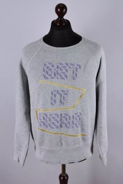 Acne Studios College Patch SS14 Crew Neck Sweatshirt Jumper Size S