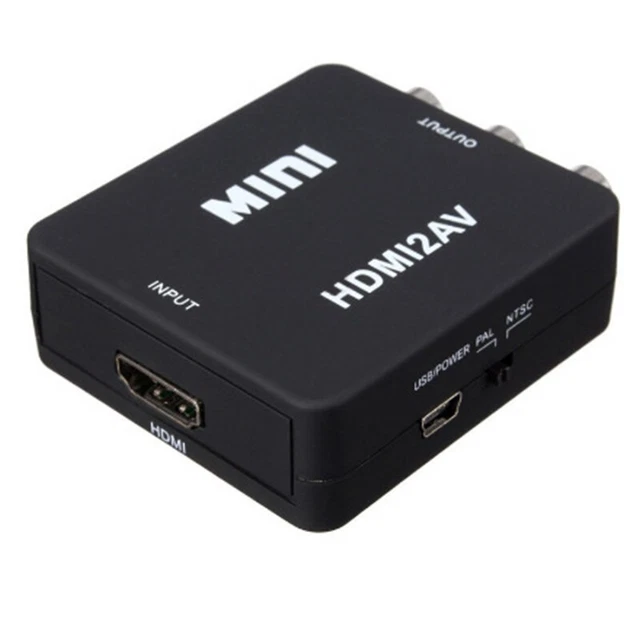 AV TO Video Converter Box Adapter RCA CVSB L/R Video To