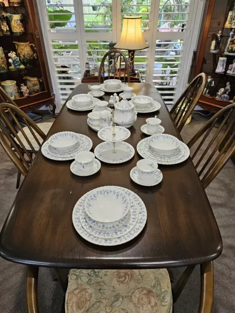 Royal Albert Memory Lane 6 Person Dinner And Tea Set With Extras