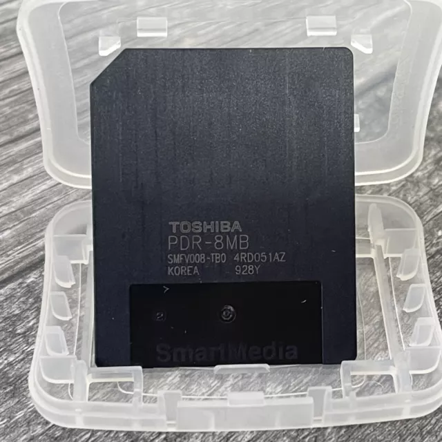 Tarjeta de memoria de medios inteligentes de 8 MB Fujifilm Olympus Korg Yamaha Roland Toshiba + estuche