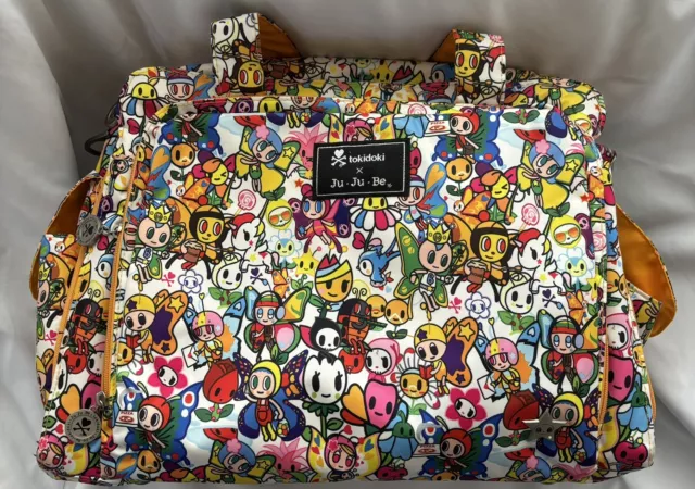 Jujube Ju-Ju-be Tokidoki Farfalle Better Be Diaper Bag w/changing pad