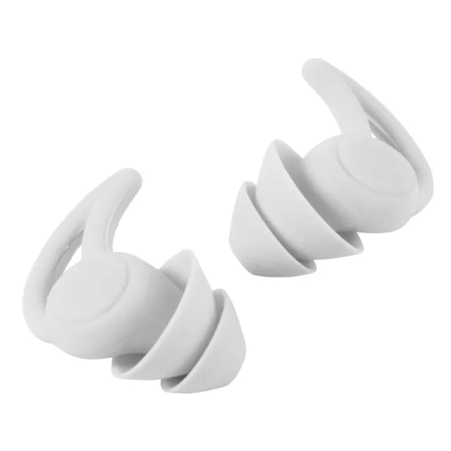 1 Pair Soft Noise Reduction 2-layer Sound-proof Earplugs for Travel