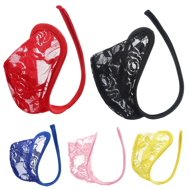 Riou Perizoma Uomo Senza Cuciture G-Stringa Mutande Sexy Slip Uomo Ultra-Sottile Perizoma G-Stringa Mutande Slip Tanga String Thong - Foto 2