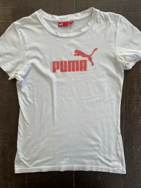 Puma+++T Shirt++Tg.42+++Originale 100%+++Bianco++++Street Wear++Perfetta