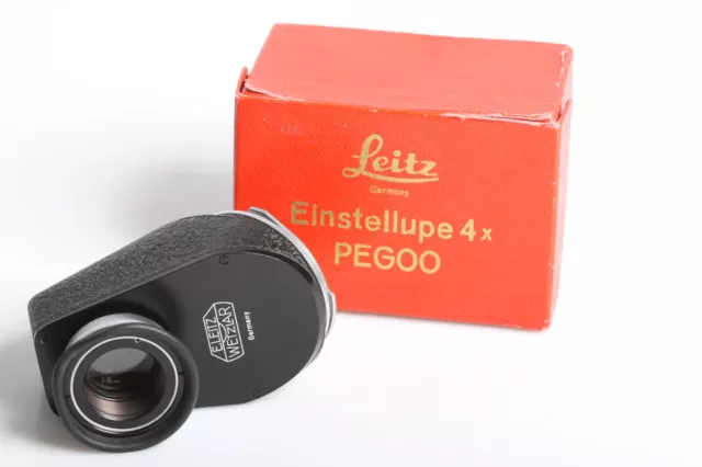 Leitz Wetzlar Leica PEGOO Einstellupe 4x