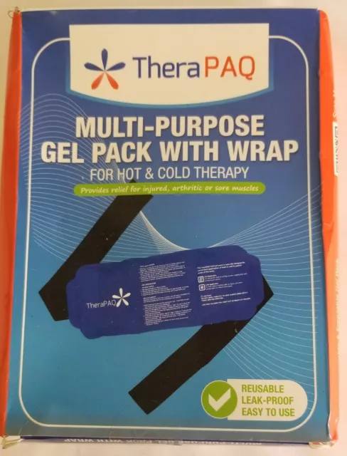 Paquete de gel multiusos con envoltura para lesiones por terapia de frío y calor de Thera PAQ