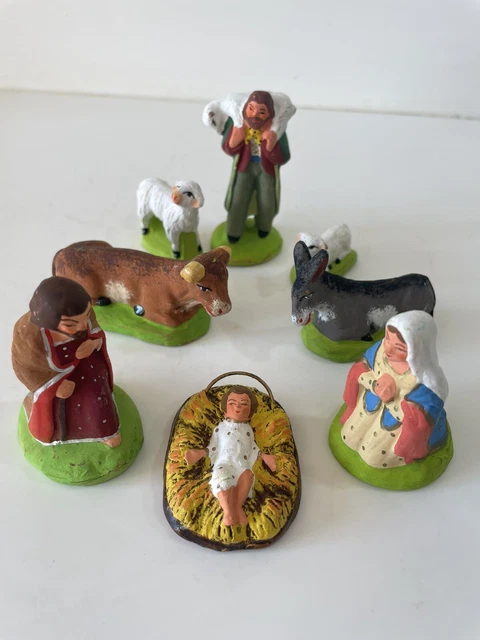 Crèche Provençale Carbonnel – 35x25x16 Cm (occasion, Manque Cheminée)