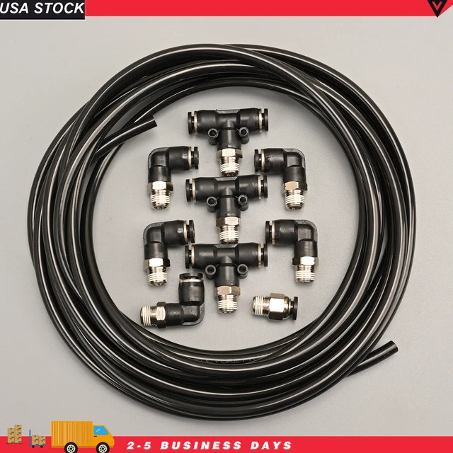 PUSH LOCK VACUUM Fitting Kit for Twin Wastegate Turbo Civic Integra EVO