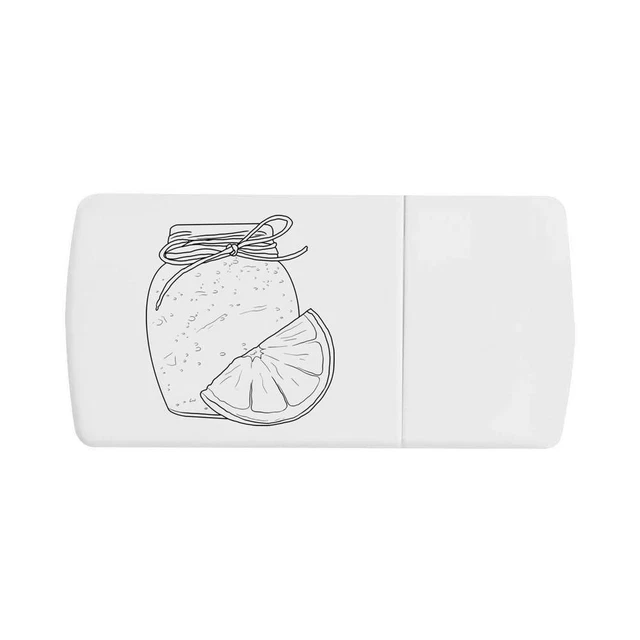 'Jarro de mermelada' caja de píldoras con divisor de tableta (PI00020783)