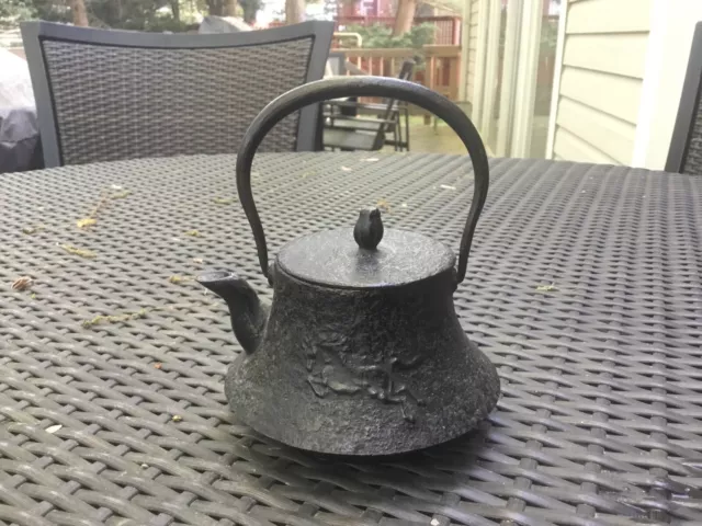 Vintage Japanese Cast Iron Small Teapot