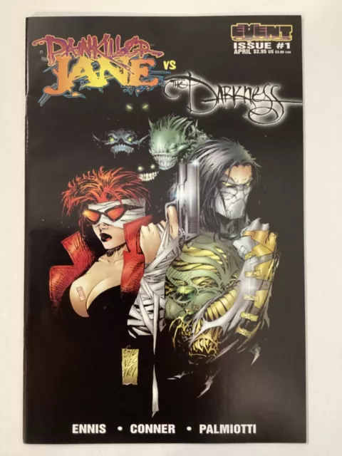 PAINKILLER JANE VS. THE DARKNESS (1997) #1A VF- 7.5 SILVESTRI COVER by: EVENT