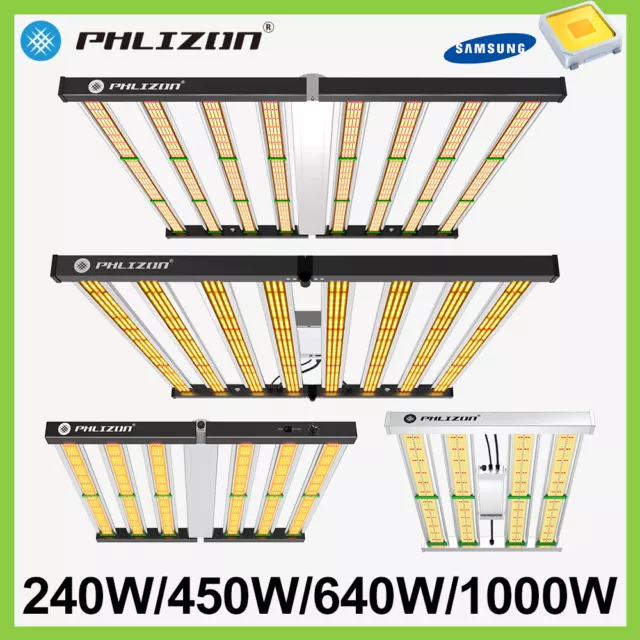 PHLIZON 1000W 640W FD6500 Full Spectrum SamsungLED Grow Light Kommerzielle Lampe