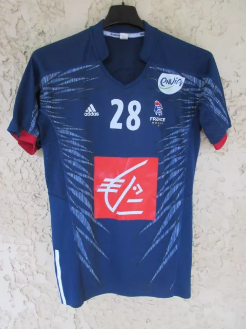 Maillot handball équipe de FRANCE Valentin PORTE n°28 ADIDAS home shirt S